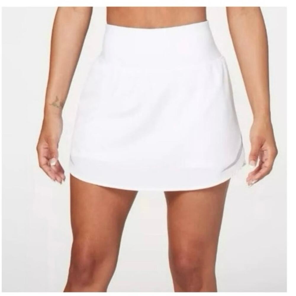 CALIA Run Collection Petal White Reflective High Rise Skort size XXL NWT